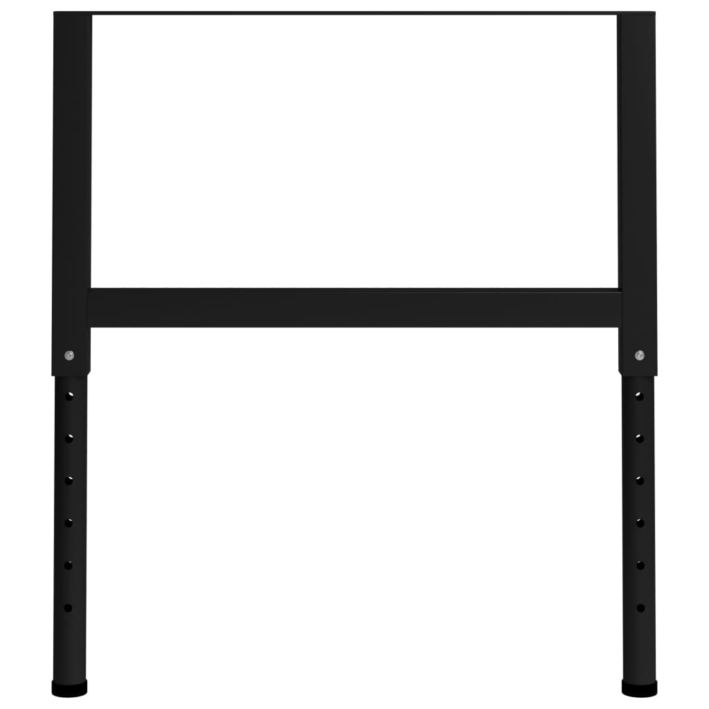 vidaXL Werkbankgestell Verstellbar 2 Stk. Metall 85x(69-95,5) cm