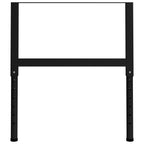 vidaXL Werkbankgestell Verstellbar 2 Stk. Metall 85x(69-95,5) cm