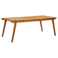 vidaXL Gartentisch 150x90x75 cm Akazie Massivholz
