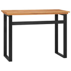 vidaXL Schreibtisch 100x45x75 cm Massivholz Teak