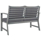 vidaXL 4-tlg. Garten-Lounge-Set mit Auflagen Massivholz Akazie