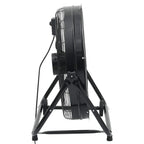 vidaXL Trommelventilator Industriell 60 cm 172,5 W Schwarz