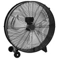 vidaXL Trommelventilator Industriell 77 cm 187,7 W Schwarz