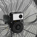 vidaXL Trommelventilator Industriell 77 cm 187,7 W Schwarz