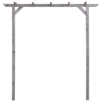 vidaXL Garten-Pergola Grau 200x40x205 cm Imprägniertes Kiefernholz