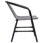 vidaXL Gartenstühle 2 Stk. Kunststoff Rattan-Optik und Stahl 110 kg