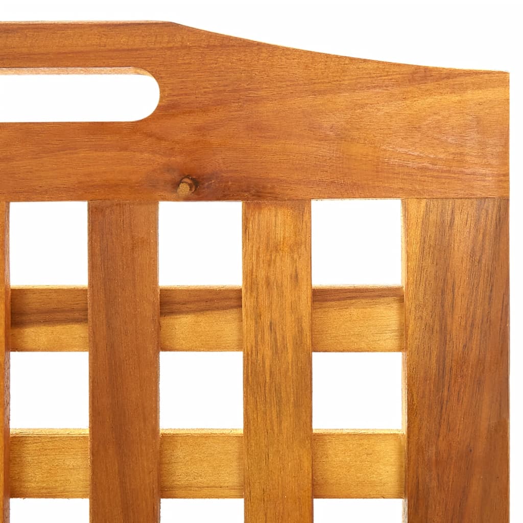 vidaXL 3-teiliger Raumteiler 121x2x170 cm Akazie Massivholz