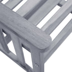 vidaXL Gartenstühle mit Teetisch 159x61x92 cm Massivholz Akazie
