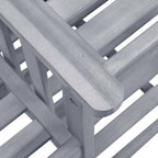 vidaXL Gartenstühle mit Teetisch 159x61x92 cm Massivholz Akazie