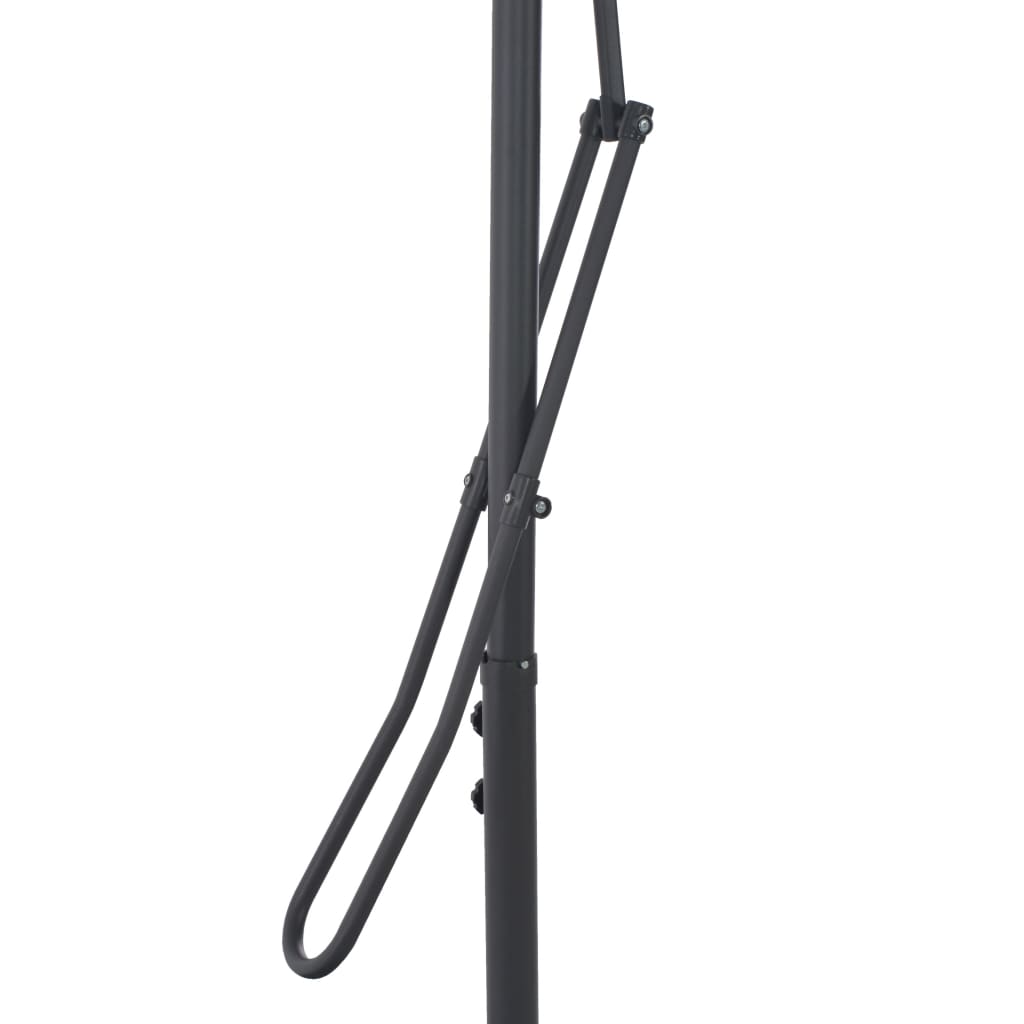 vidaXL Sonnenschirm mit Stahl-Mast 250x250x230 cm Terrakotta