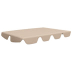 vidaXL Ersatzdach für Hollywoodschaukel Beige 188/168x145/110 cm