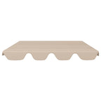 vidaXL Ersatzdach für Hollywoodschaukel Beige 188/168x145/110 cm