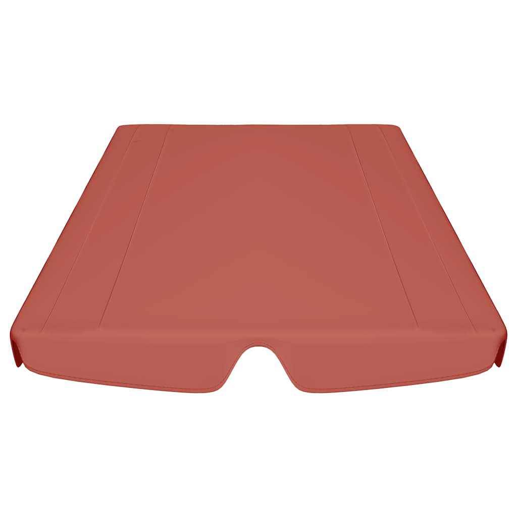 vidaXL Ersatzdach für Hollywoodschaukel Terracotta 188/168x145/110 cm