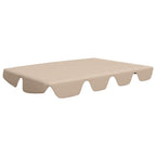 vidaXL Ersatzdach für Hollywoodschaukel Beige 150/130x105/70 cm