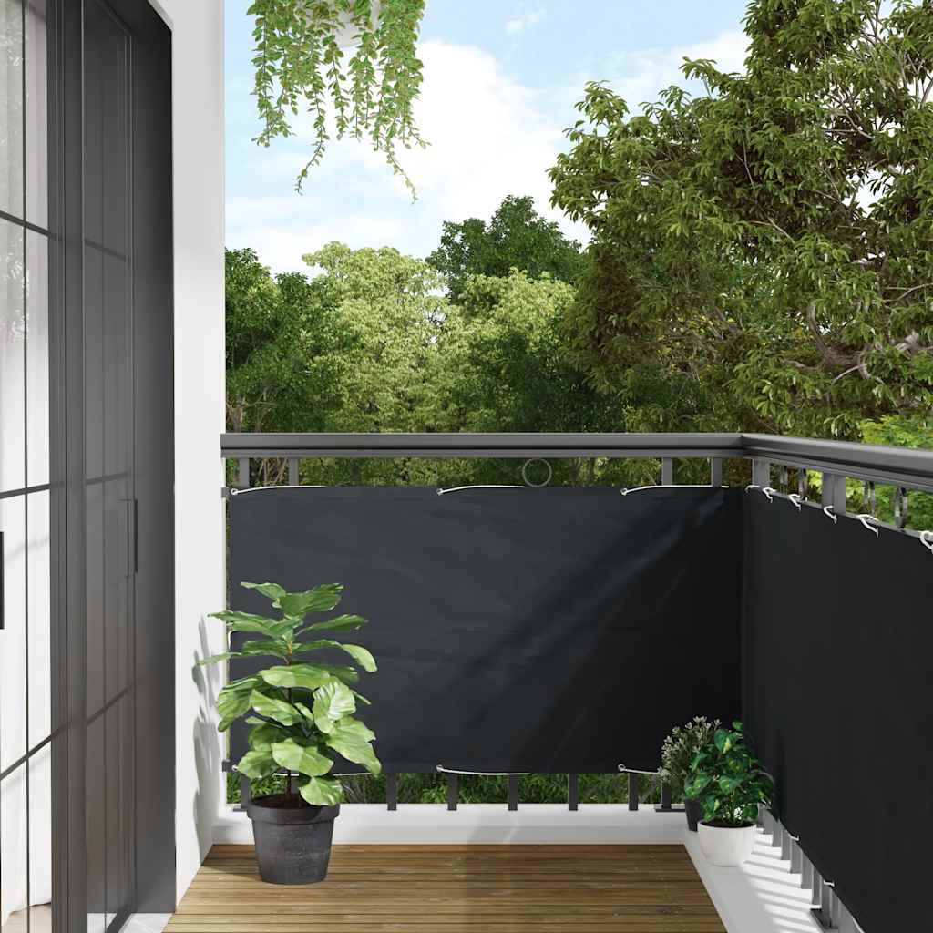 vidaXL Balkon-Sichtschutz Anthrazit 75x300 cm Oxford-Gewebe