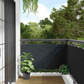 vidaXL Balkon-Sichtschutz Anthrazit 75x300 cm Oxford-Gewebe