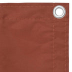 vidaXL Balkon-Sichtschutz Terrakotta-Rot 75x300 cm Oxford-Gewebe