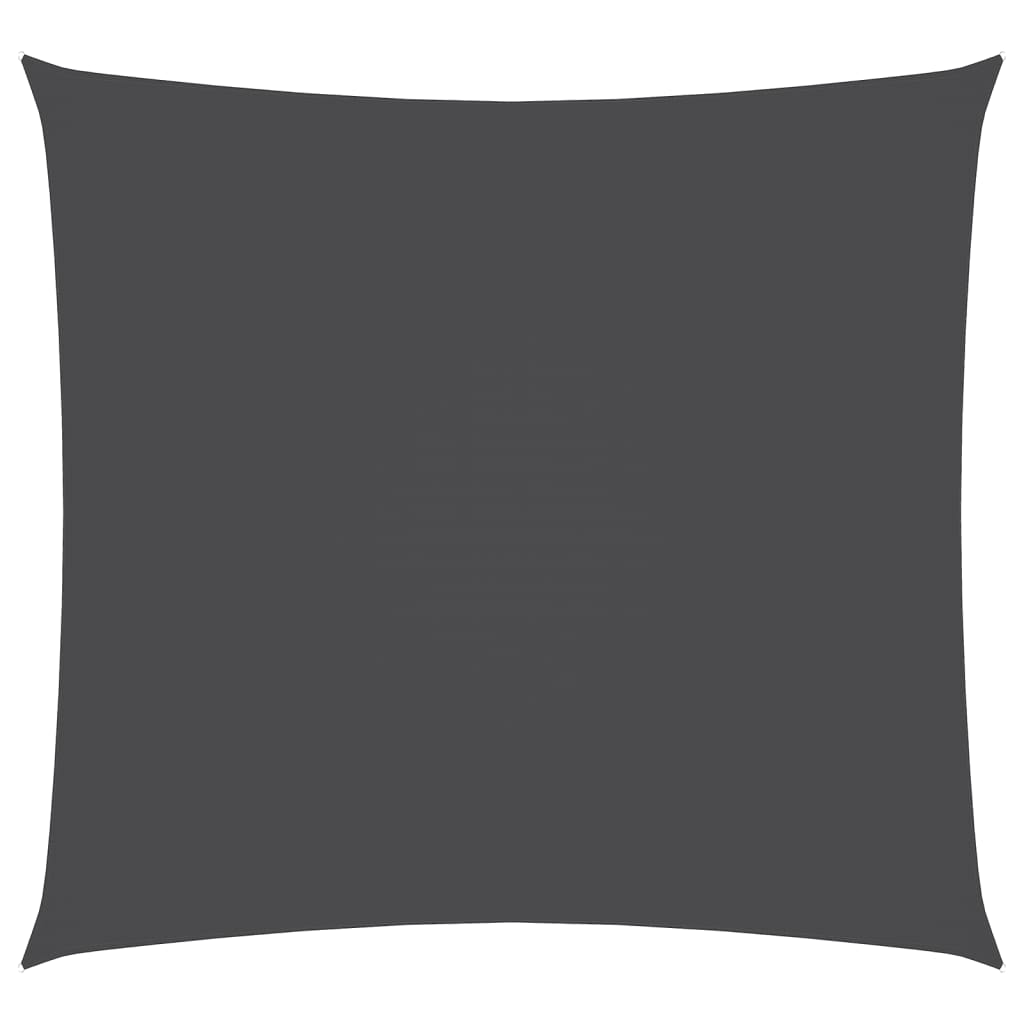 vidaXL Sonnensegel Oxford-Gewebe Quadratisch 2,5x2,5 m Anthrazit