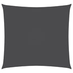 vidaXL Sonnensegel Oxford-Gewebe Quadratisch 2,5x2,5 m Anthrazit