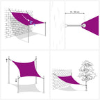 vidaXL Sonnensegel Oxford-Gewebe Rechteckig