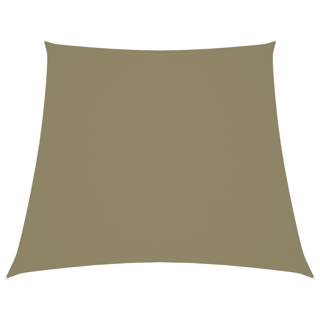 vidaXL Sonnensegel Oxford-Gewebe Trapezförmig 2/4x3 m Beige