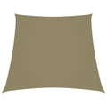 vidaXL Sonnensegel Oxford-Gewebe Trapezförmig 2/4x3 m Beige