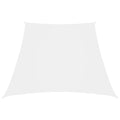 vidaXL Sonnensegel Oxford-Gewebe Trapezförmig 3/5x4 m Weiß