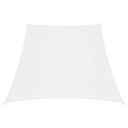 vidaXL Sonnensegel Oxford-Gewebe Trapezförmig 3/5x4 m Weiß