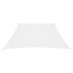 vidaXL Sonnensegel Oxford-Gewebe Trapezförmig 3/5x4 m Weiß