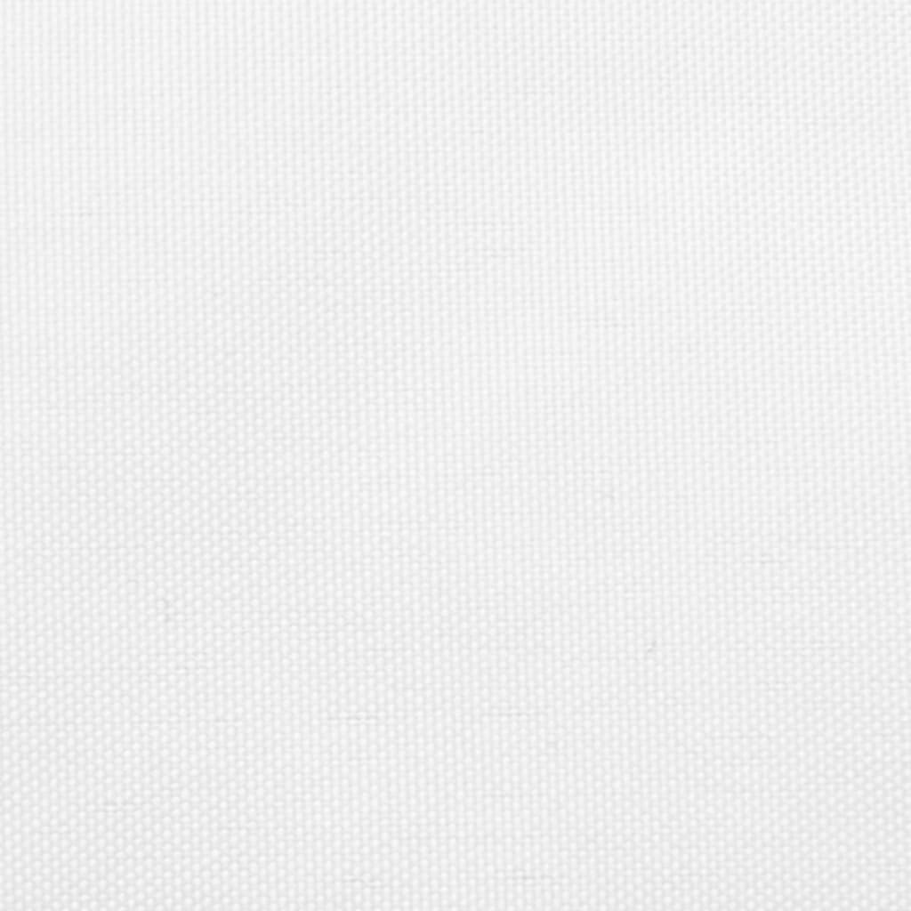 vidaXL Sonnensegel Oxford-Gewebe Trapezförmig 3/5x4 m Weiß