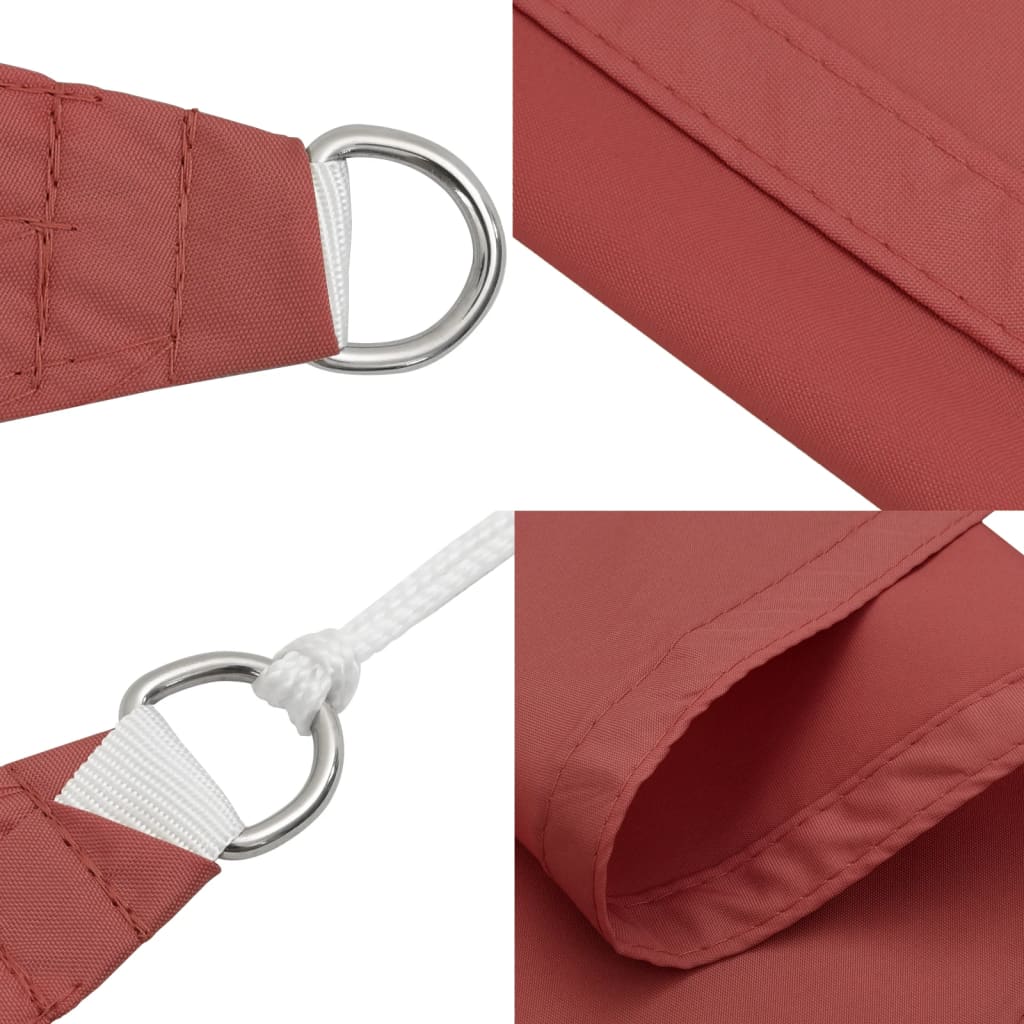 vidaXL Sonnensegel Oxford-Gewebe Quadratisch 2,5x2,5 m Terrakottarot