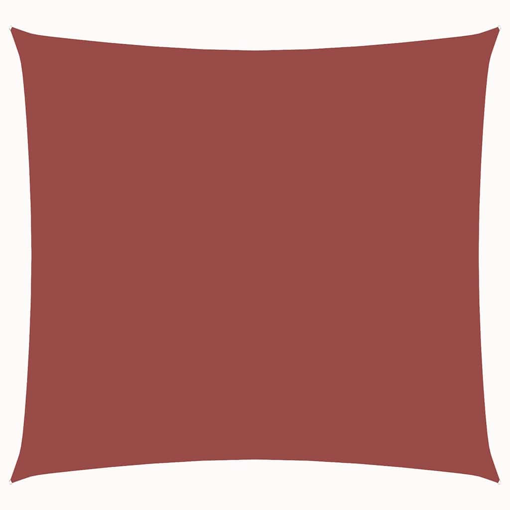 vidaXL Sonnensegel Oxford-Gewebe Quadratisch 3x3 m Terrakotta-Rot