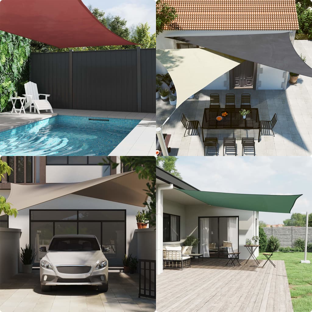 vidaXL Sonnensegel Oxford-Gewebe Rechteckig 2x2,5 m Terrakotta-Rot