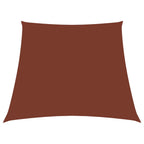 vidaXL Sonnensegel Oxford-Gewebe Trapezförmig 2/4x3 m Terracotta