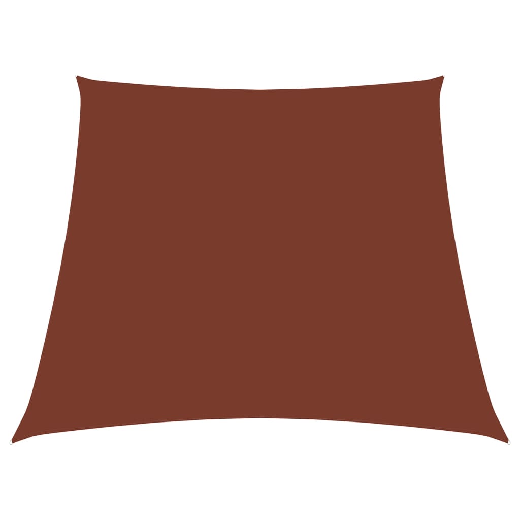 vidaXL Sonnensegel Oxford-Gewebe Trapezförmig 2/4x3 m Terracotta