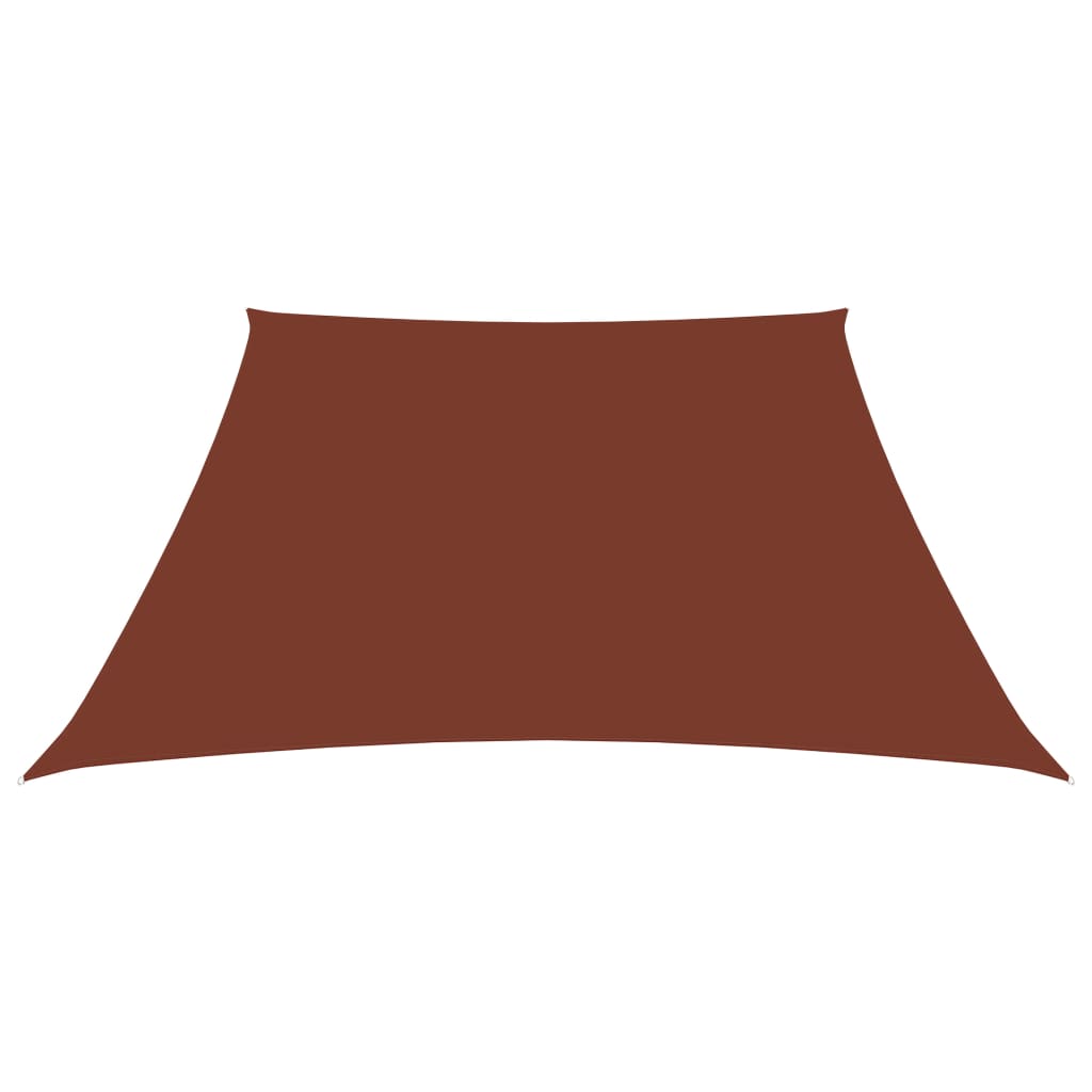 vidaXL Sonnensegel Oxford-Gewebe Trapezförmig 2/4x3 m Terracotta
