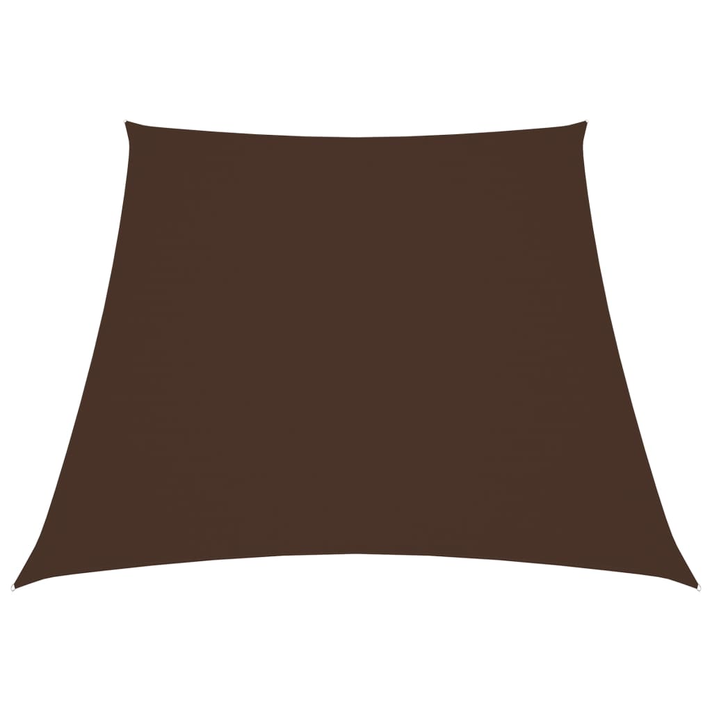 vidaXL Sonnensegel Oxford-Gewebe Trapezförmig 3/5x4 m Weiß