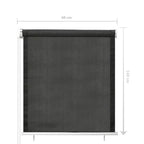 vidaXL Außenrollo 60x140 cm Anthrazit