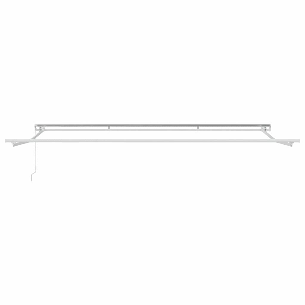 vidaXL Markisenrahmen Weiß 400 x 350 cm Aluminium