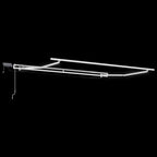 vidaXL Markisenrahmen mit LED-Lichtleisten Weiß 300 x 250 cm Aluminium