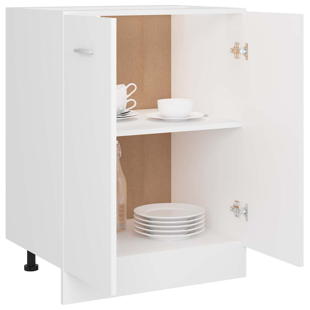 vidaXL Unterschrank Lyon Weiß 60x46x81,5 cm Holzwerkstoff