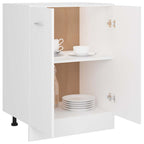 vidaXL Unterschrank Lyon Weiß 60x46x81,5 cm Holzwerkstoff