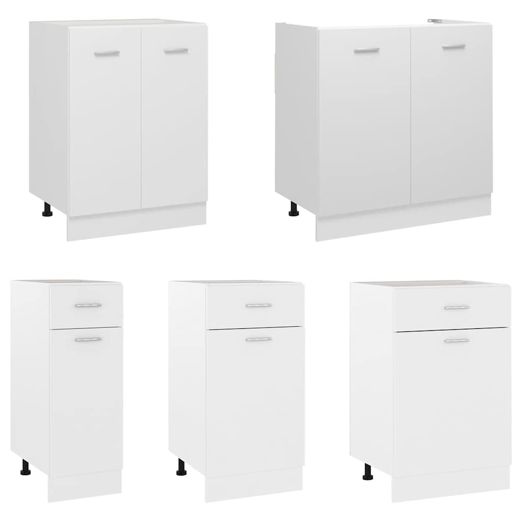 vidaXL Unterschrank Lyon Weiß 60x46x81,5 cm Holzwerkstoff