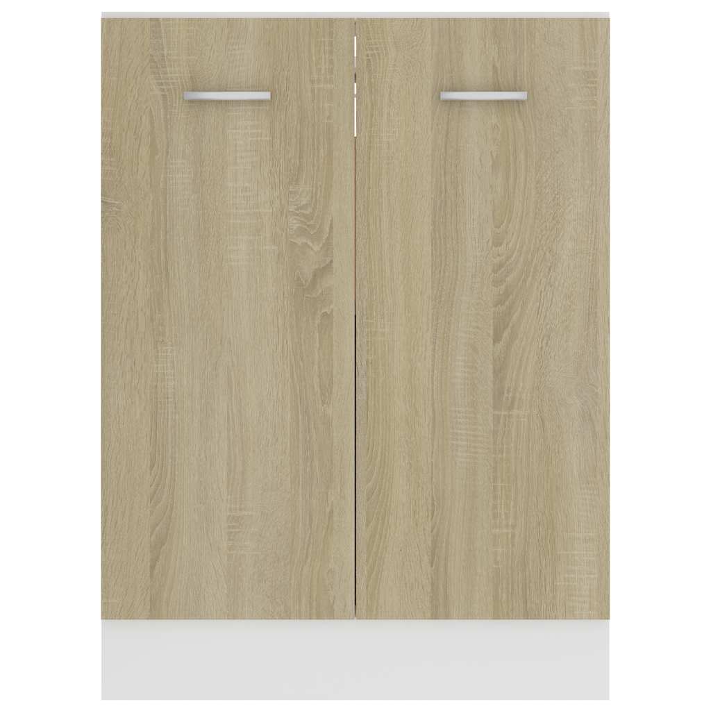 vidaXL Unterschrank Lyon Sonoma-Eiche 60x46x81,5 cm Holzwerkstoff