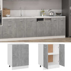 vidaXL Unterschrank Lyon Betongrau 60x46x81,5 cm Holzwerkstoff