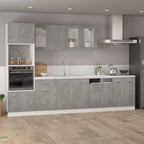 vidaXL Unterschrank Lyon Betongrau 60x46x81,5 cm Holzwerkstoff