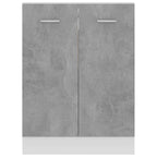 vidaXL Unterschrank Lyon Betongrau 60x46x81,5 cm Holzwerkstoff