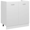 vidaXL Spülenunterschrank Lyon Weiß 80x46x81,5 cm Holzwerkstoff