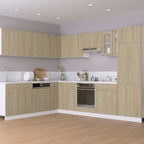 vidaXL Spülenunterschrank Sonoma-Eiche 80x46x81,5 cm Holzwerkstoff