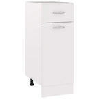 vidaXL Schubunterschrank Lyon Weiß 30x46x81,5 cm Holzwerkstoff
